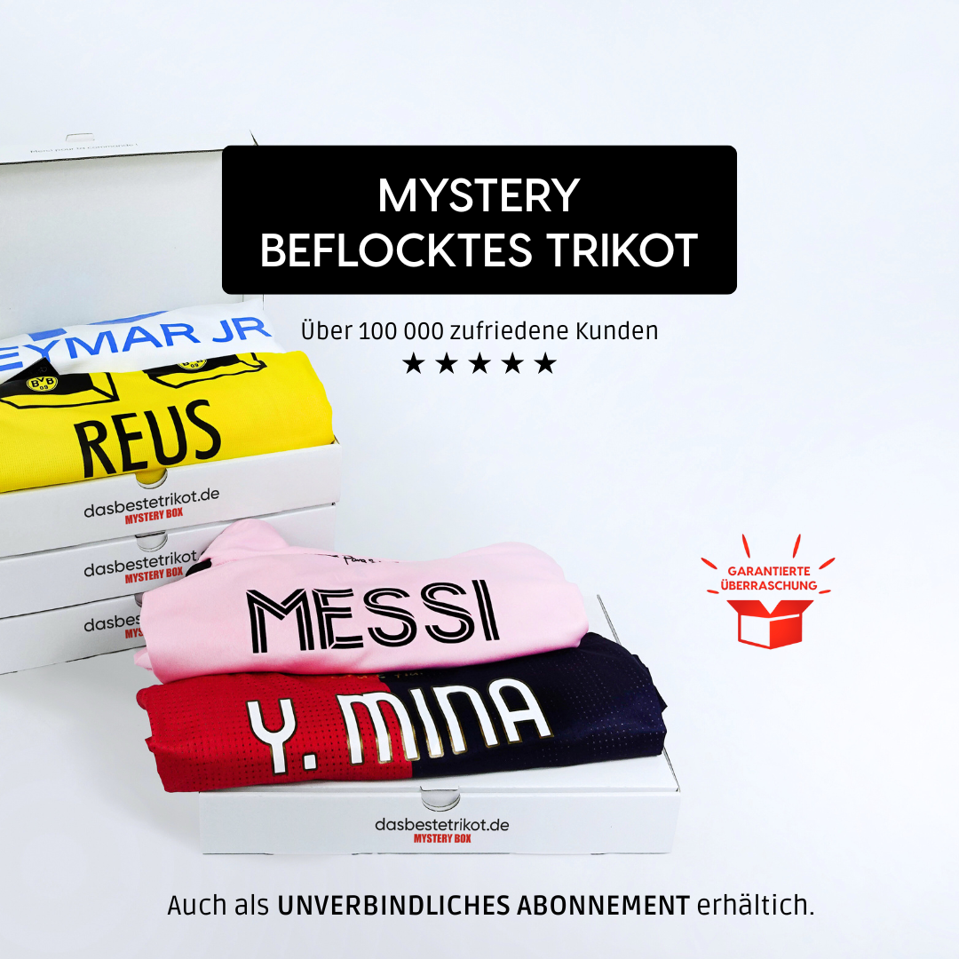Mystery Box Beflocktes Fussballtrikot 9️⃣