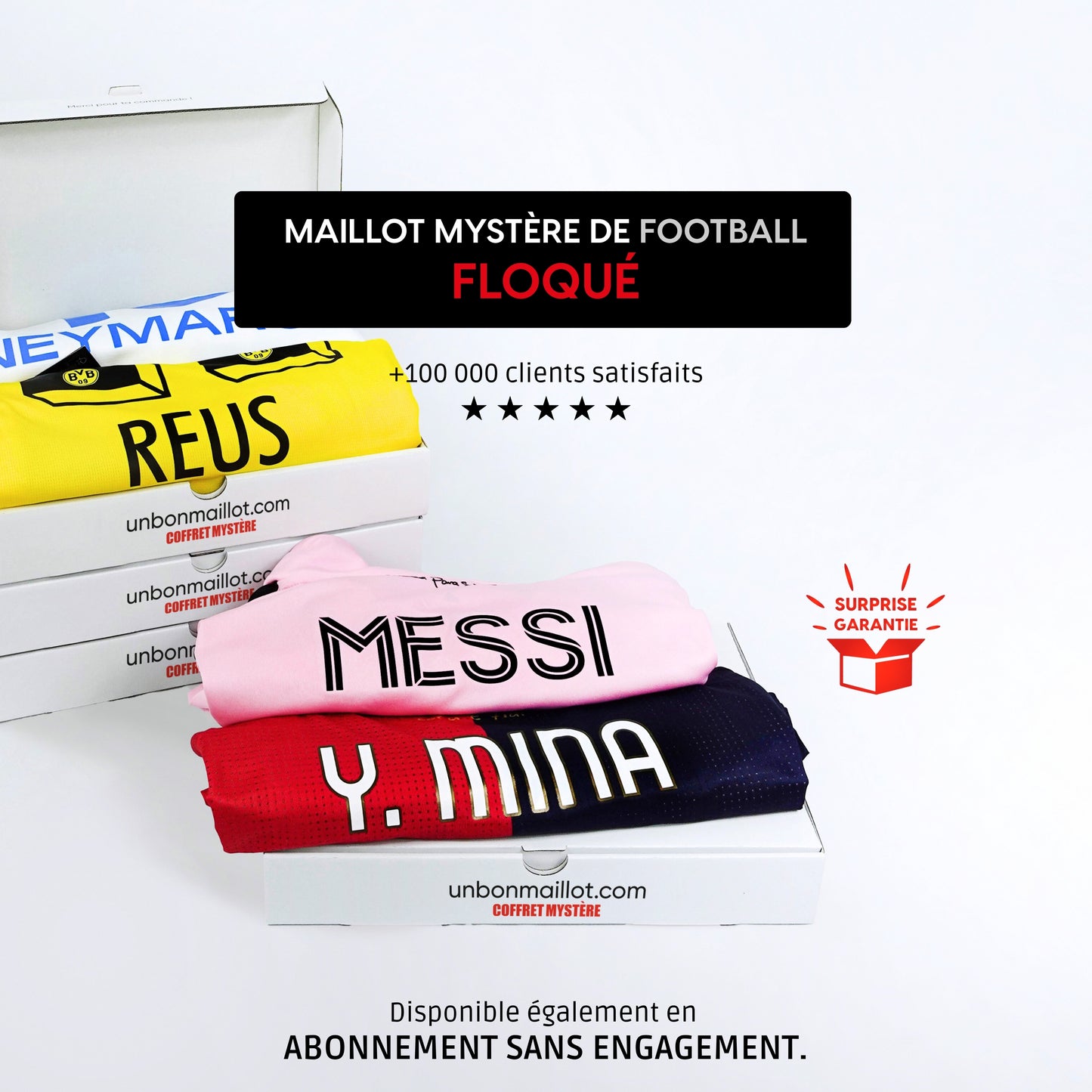 Mystery Box Beflocktes Fussballtrikot 9️⃣