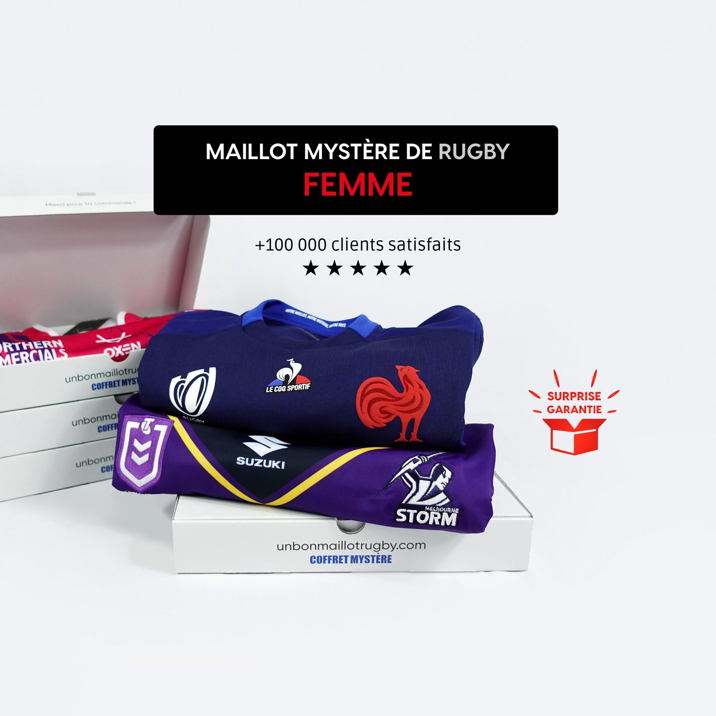 Mystery Box Damen-Rugbytrikot 🏉